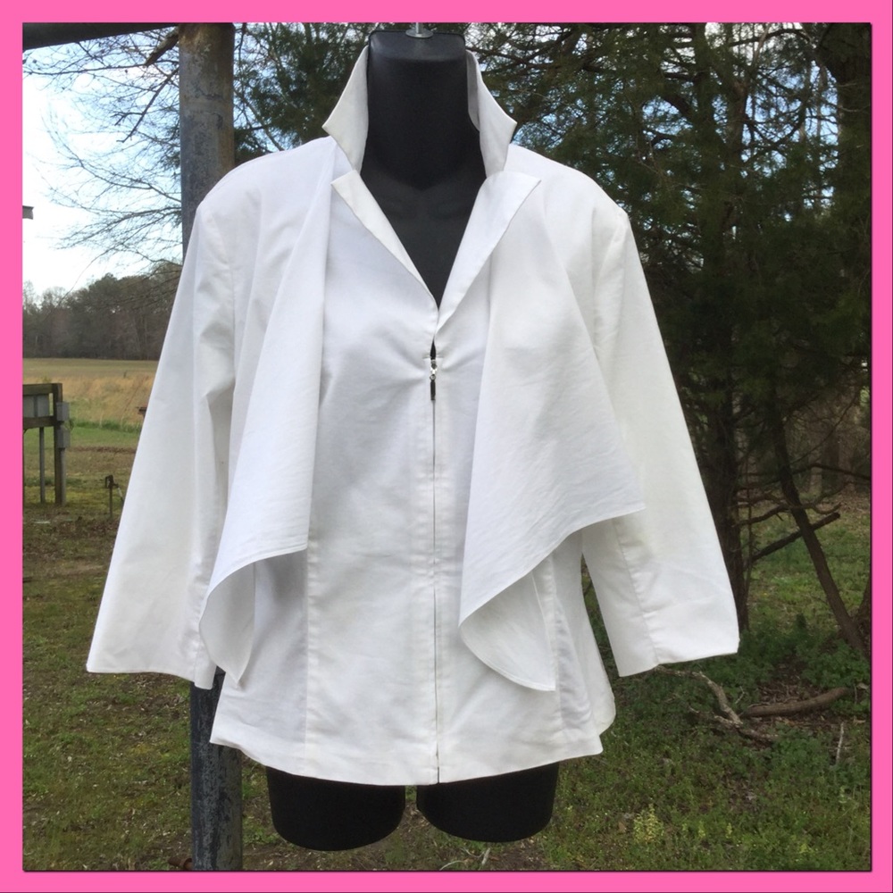 Lightweight Tie Front Jacket, sz 10